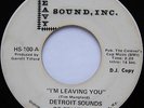 Rare Northern Soul 45 - Detroit Sounds Of Friction - I'm Leaving You HEAVY SOUND