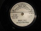 78rpm record Isley Brothers SHOUT Parts 1 & 2 RCA Victor white label R&R rock