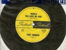 TONY BONNER Would You Love Me Girl / Myst'ry Man OZ 45 Promo + Bio Sheet  Skippy