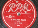 Hear Blues 78 B.B. King - 3 O'Clock Blues / That Ain'T The Way To Do It On Rpm