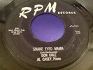 Hear Rare Rockabilly 45 : Don Cole   Al Casey   Snake Eyed Mama   RPM 502