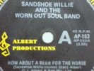 SANDSHOE WILLIE AND THE WORN OUT SOUL BAND RARE AUSSIE 45 79 JOHN PAUL YOUNG AP