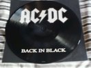 AC/DC PROMO PIC DISC BACK IN BLACK.