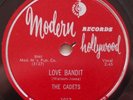 THE CADETS: Love Bandit / Heaven Help Me MODERN 78 RPM   DOO WOP rare