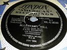 Fats Domino :  Blueberry Hill  /  I Can't Go On.    78rpm