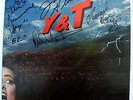 Y&T LP Earthshaker A&M 4867 AUTOGRAPHED autograph heavey metal 1980s CLEAN