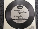 1964 SEASONS GREETINGS from the BEATLES- 33rpm Flexi Tri-fold from Fan Club