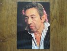autographe  signature dédicace signed autogramm de serge gainsbourg sur cp