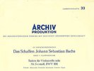 ARCHIV - PIERRE FOURNIER CELLO - BACH VIOLONCELLO SUITES 5 & 6 - 14118 APM - NM