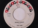 TABS: Never Forget / Rock And Roll Holiday 45 (w/ company sleeve, clean) Vocal