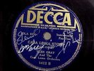 SIGNED 78RPM:GLEN GRAY CASA LOMA BAND:SWING ERA- RARE ITEM DECCA 78
