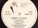 Diamond Head - Lightning To The Nations - Happy Face Label Lp Nwobhm