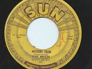 ELVIS PRESLEY 45RPM '55 SUN MYSTERY TRAIN ROCKABILLY CLASSIC G- CONDITION
