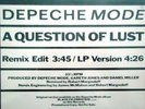 Depeche Mode – A Question Of Lust  (ORIGINAL US PROMO)
