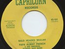 HEAR- Rare R&B / Jazz 45- Blanche Thomas / Papa Albert French-Bald Headed Beulah