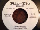 J J BARNES   Say It / Deeper In Love   Ric-Tic promo 45 northern soul EX