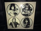 KISS Framed set of 4 Picture Disc Vinyl Records 7
