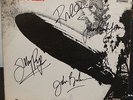 LED ZEPPELIN lp SIGNED by 4 ORIGINAL Autograph