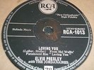 ELVIS PRESLEY Teddy Bear / Loving You 78 RCA RCA-1013