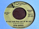 Dena Barnes  -  If You Ever Walk Out Of My Life  -  INFERNO  Yellow  Re  issue