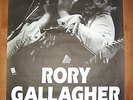 RORY GALLAGHER - CONCERT POSTER BELGIUM 1992