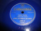 jJAZZ- BENNY GOODMAN- ROYAL BLUE COLUMBIA 78 RPM- JUNK MAN/ OL' PAPPY - LISTEN