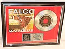Falco, Rock Me Amadeus, Single mit Cover, Platin Record Schallplatte Award, gold