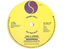 MADONNA -Like A Virgin- 1984 CANADIAN Sire WHITE VINYL PROMO 45 + SLEEVE  Canada