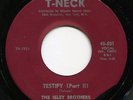 ISLEY BROTHERS WITH JIMI HENDRIX TESTIFY ORIGINAL T-NECK 1964 SOUL FUNK DJ 45 ?