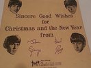 THE BEATLES -First Christmas Record - 1963 Fan Club Flexi disc-7inch /Newsletter