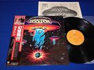BOSTON S/T DEBUT JAPAN 1978 PRESS OBI INSERT TOP SHAPE VINYL IMMACULATE MINT-