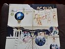 lp italian prog acqua fragile  orig. poster cover with inner italian press