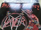 SLAYER - SHOW NO MERCY- 83 RARE US 1st PRESS  ON BEIGE METAL BLADE+ INSERT EX/EX