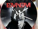 EMINEM RAPTOUR Clock design.Painted records vinyls.Handmade stencil work.