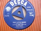 Little Tony&his Brothers-FOXY LITTLE MAMA- TRI DECCA 11190 in EX Condition.