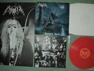 MORBID December Moon RED VINYL Ltd 300 Poster + Insert MAYHEM DARKTHRONE Dead