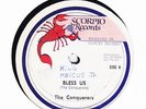THE CONQUERORS - BLESS US / RANKING SCORPIOR - ARMAGEDDON TIME - SCORPIO RECORDS