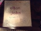 ELTON JOHN LIVE VINYL WHITE LABLE RECORD