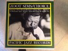 Zoot Sims, Choice,Pacific Jazz lp