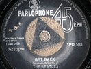 THE BEATLES ,  SOUTH AFRICA  PRESSING , GET BACK / DON'T LET ME DOWN