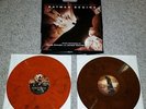 BATMAN BEGINS Original Soundtrack 2 LP ORANGE and BLACK SWIRL VINYL Hans Zimmer