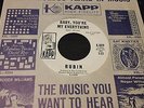 NORTHERN SOUL Rubin - You've Been Away - KAPP Demo # 869
