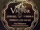 Race Scroll Victor V-38540 Four Wanderers-great vocal harmony (1929)