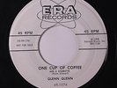 GLENN GLENN: One Cup Of Coffee / Laurie Ann 45 (dj, w/ company sleeve) rare Roc