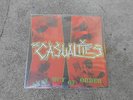 THE CASUALTIES-STAY OUT OF ORDER-LP-NYHC-YELLOW VINYL-INSERT-INNER-NM