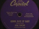 Rockabilly GENE VINCENT Gonna Back Up Baby CAPITOL 78-3530 Race With The Devil