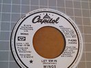 Paul McCartney 'Let 'Em In' 1976 Promo White Capitol Mono Label Single, Beatles