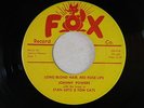 Johnny Powers 45 LONG BLOND HAIR RED ROSE LIPS / ROCK ROCK  Fox VG to VG+ rocker