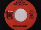 BOB & BOBBY: Baby What You Want Me To Do / Twelve-o-four 45 Rock & Pop