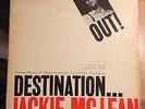 JACKIE MCLEAN destination out BLUE NOTE mono NY USA earmarks